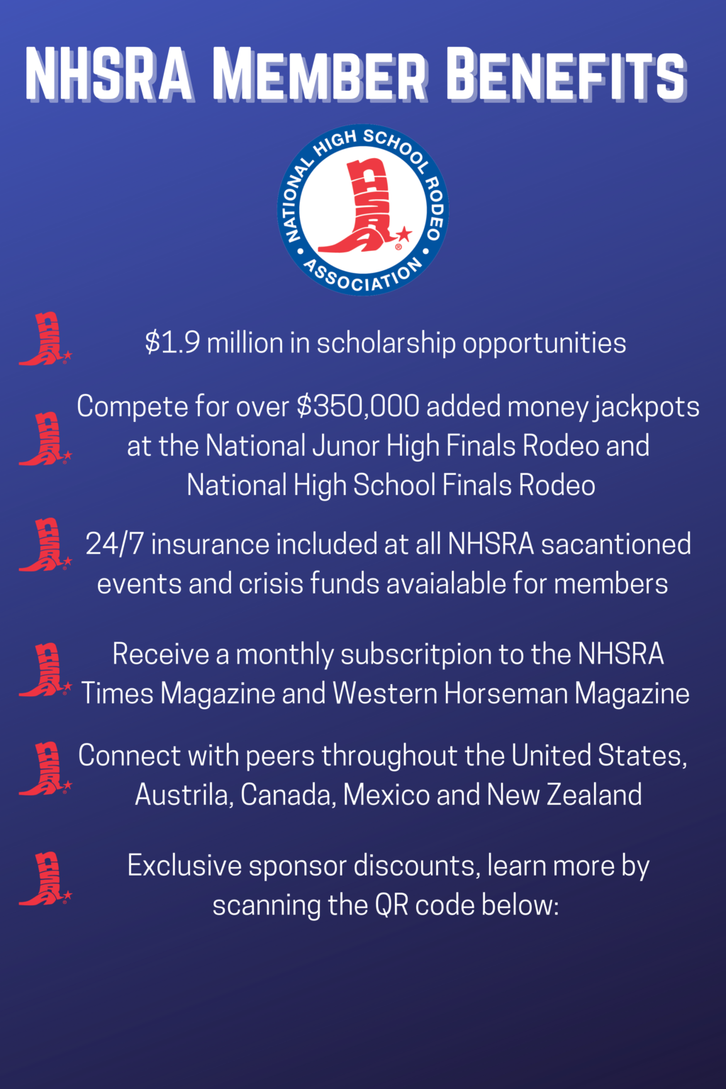 Nhsra Lettering NHSRA Member Benefits – National High School Rodeo Association